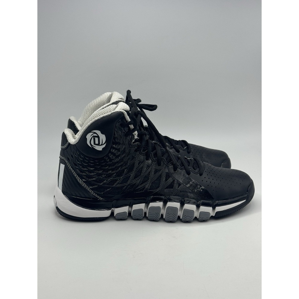 Adidas D Rose‎ 773 v2 Baskeball Shoes Size 7.5 Black / White
